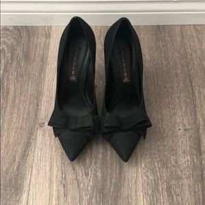 STEVEN By Steve Madden - Black Suede Heels